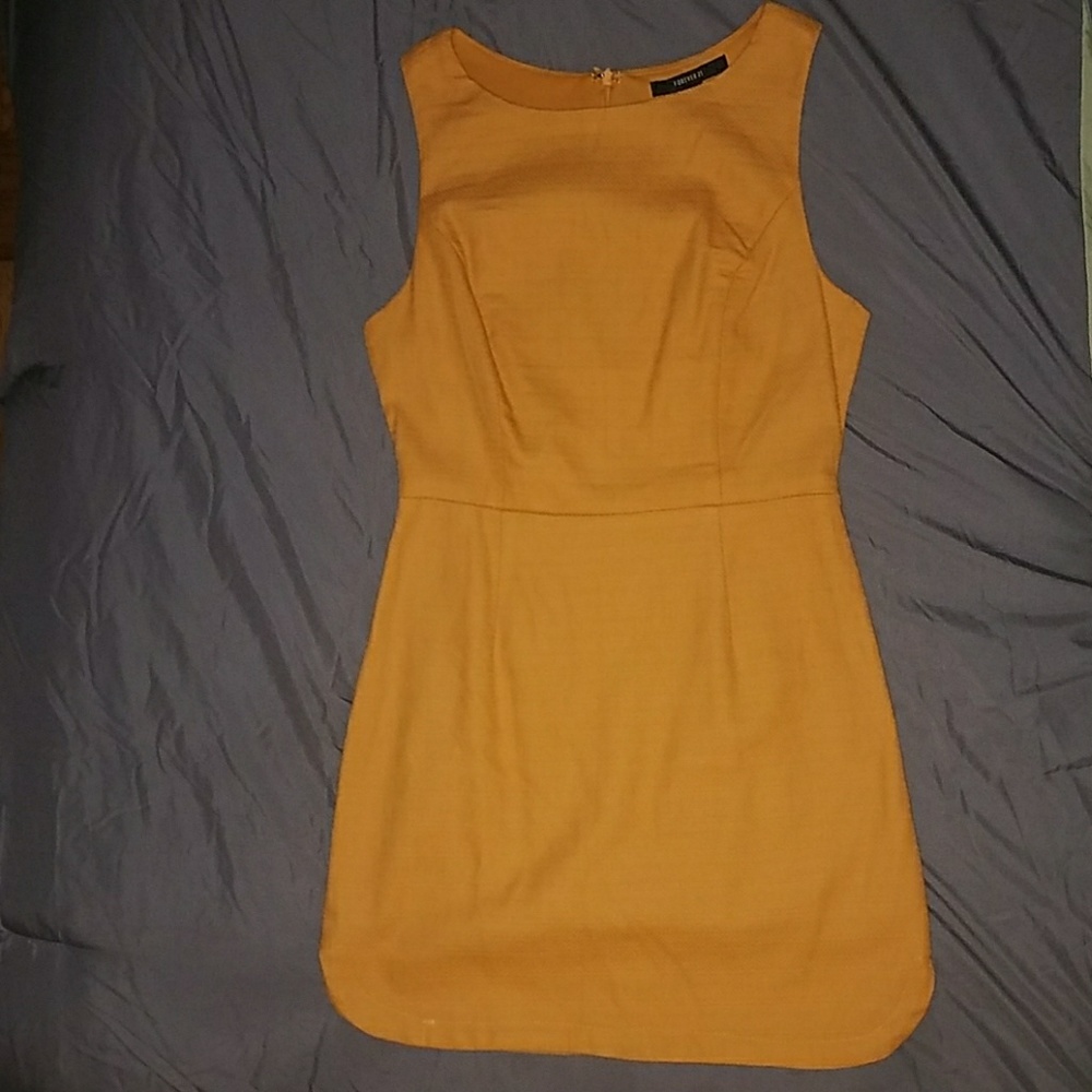 Mustard Yellow Short/Mini Dress